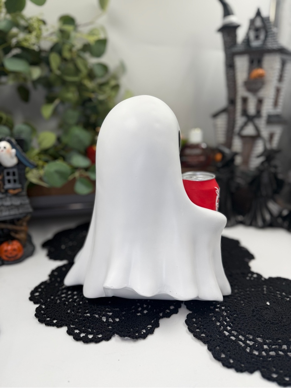 NEW Viral Coca-Cola Ghost Holding Coke Can Halloween Decor 10 Inch - Picture 2 of 4